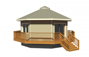 round deltec prefabricated home