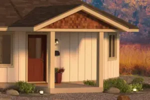 Gable entry option Deltec Signature round homes