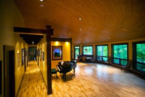 Interior of green sustainable home