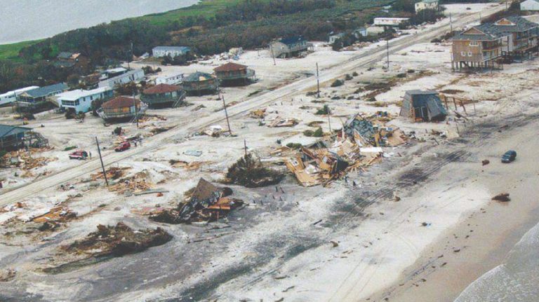 1996 Hurricane Fran - Topsail Beach, NC