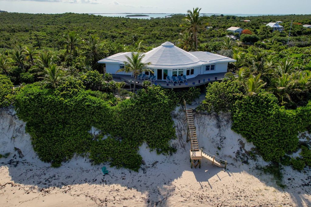 Deltec round home in Marsh Harbor, Bahamas