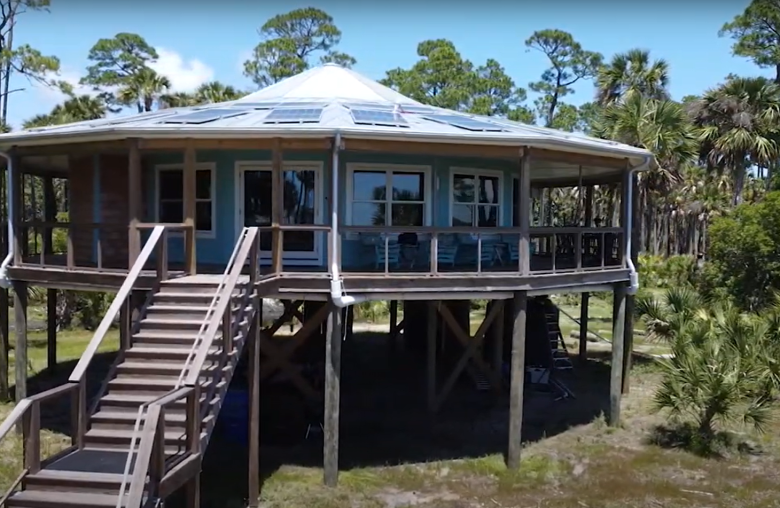 Deltec Round House on Pilings