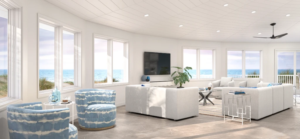 View showing Max Windows/High Ceilings